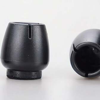 24 piezas de tapas de silicona negras con almohadillas de fieltro para patas de muebles - Protectores de piso antideslizantes, adecuados para sofás, sillas y patas de mesas - Fácil instalación, reducción de ruido - Se ajusta a diámetros de 0.47-0.63 pulgadas