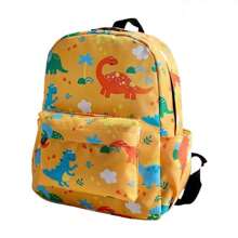 Customized Personalized Cute Dinosaur Cartoon Travel Backpack, Simple & Fashionable - Royal Blue - View 7