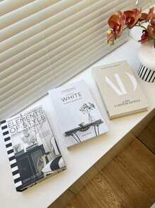 1pc Books For Decoration, Modern Fashion Decorative Books Set For Hardcover Home Decor, Fake Book Stacks Display For Bookshelf Living Room Decor,For Living Room, Farmhouse, Tabletops, Bookshelf Best Gifts Birthday - Multicolor - View 3