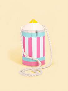 1个儿童女孩创意卡通铅笔造型单肩斜挎包 - 創意異形包 - 查看 7