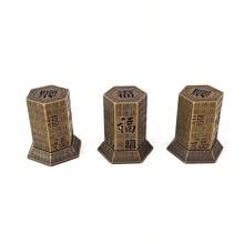 Lư hương thịnh vượng, Chân đế hương mây Openwork cổ điển, Tượng trang trí cho liệu pháp hương thơm và phong thủy - đồng - Xem 5