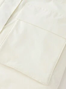 mini bala Girls' Heat-Retaining Thick Down Jacket Warm Winter New Collection - White - View 8