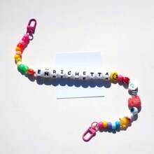 Llavero personalizado con nombre, cadena para bolso, cadena para gorra, colgante personalizado, regalo hecho a mano único