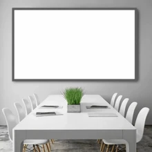 Projector Screen Projection Datashow Eyelets 100 Inches - White - View 6