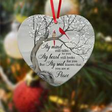 1pc, Ornaments, Winter Snow Red Bird Ornaments, Acrylic Hanging Accessories Ornaments Memorial Decoration, Scene Decor, Room Decor, Home Decor, Holiday Party Decor, Decor,Home Decor ,Room Decor,Wall Decor