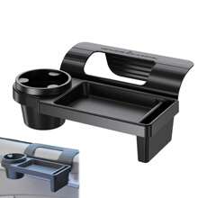 Car Door Hanging Storage Box Slim And Compact Easy Access Cup Holder Suitable For All Vehicles Use - Black - View 1