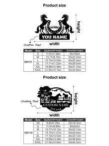 1 件定制乡村魅力马名标志 - 个性化定制您的马名，手工木制马厩标志，多功能，可调节，耐用，装饰性，可重复使用，精美，可爱，高品质，现代，多彩，可爱，舒适，时尚，定制，个性化，独特，适合他的理想礼物，适合她的理想礼物，男朋友，女朋友，爸爸，妈妈，家人，朋友，儿子，女儿，办公室，茶室，学校，家庭，家居清新，定制工艺品 - 彩色 - 查看 8