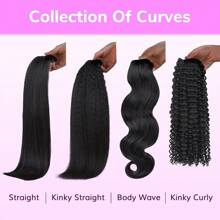 Kinky Straight Clip In Hair Extensions Human Hair Wigs 120g 8pcs 18clips Double Weft Clip Clip In Hair Extensions Real Human Hair Beginner Friendly (16-26 Inch, Natural Color, 120g)