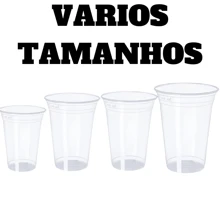 Disposable Cup 330/550/770ml Draft Beer Soda PP Plain Transparent 100 Units - 550ml - Xem 6