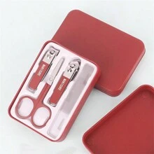 1 Bộ kềm cắt móng tay bằng thép không gỉ cao cấp cầm tay, kềm cắt móng tay thẳng và cong, dụng cụ chăm sóc móng tay, 4 món/bộ - Nhiều màu - Xem 3