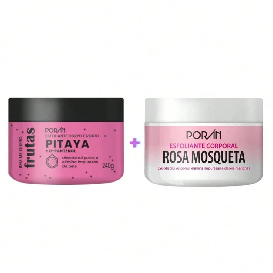 Exfoliating Soap Cream Body Moisturizer Bath PORAN Fruit Watermelon Liquid Body And Face Similar To Labotrat - 火龍果+玫瑰果 - 查看 1