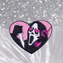 Pinos Engraçados para Mochilas Estéticas - Pinos de Esmalte de Fantasma Fofo em Atacado para Bonés - Broches de Esqueleto Kawaii, Pinos de Esmalte com Formato de Caveira de Liga Metálica para Estilo de Horror, Melhores Presentes