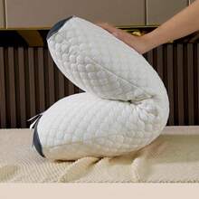 Foam-Pillow Cervical Memory For Neck And Shoulder Pain Ergonomic Orthopedic - 白色 - 查看 6