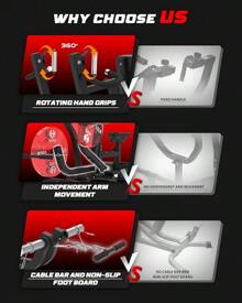 Seated Row Machine Back Workout: Back Row Machine Exercise Plate Loaded Gym Equipment T Bar Bicep Curl - 黑色 - 查看 4