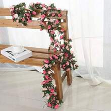 Hoa giả Dây leo hoa hồng Trang trí ống nước Máy điều hòa không khí gia đình Dải mây, Vòm cưới Dây leo quấn, Hoa mẫu đơn, Dải mây, Đồ trang trí Giáng sinh, Trang trí tường, Trang trí phòng ngủ, Đồ trang trí cây thông Noel, Đám cưới, Đồ trang trí Giáng sinh - Nhiều màu - Xem 7