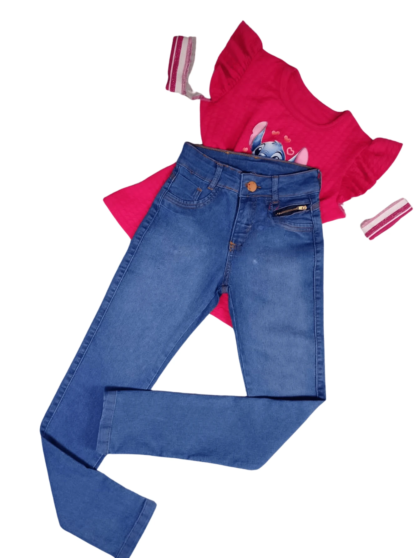 Calça Jeans Feminina Infantil Juvenil Lançamento