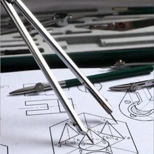 Professional Pencil Compass Metal 15-Piece Set Drawing Instrument Drawing Tool Set Pencil Compass Set - 1 Set - View 4