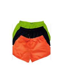 SHORTS TACTEL FEMININO PRAIA VERÃO SOLTINHO, CONFORTO ESTILO E LIBERDADE DE MOVIMENTO - Preto - Visão 7