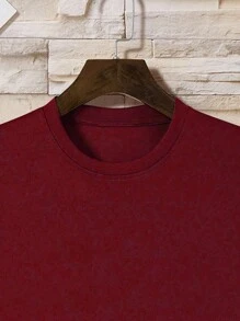 Men's Letter Print T-Shirt & ATLANTA