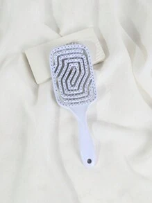 1 件装尼龙骨梳，居家旅行用厚波浪大发刷，男女皆宜，镂空设计塑料骨沙龙美发按摩梳，美发工具 - 彩色 - 查看 8