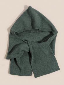 1 chiếc khăn choàng len giả sọc mảnh màu trơn đen/be/nâu/đỏ thời trang dành cho nữ, khăn choàng ấm áp thoải mái, thích hợp cho các buổi đi chơi hàng ngày vào mùa thu/đông - A - Xem 22