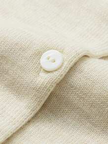 mini bala Boys' And Girls' Knitted Sweater Warm And Comfortable Fall/Winter Collection - White - View 6