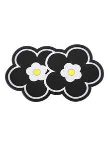 1pc Anti-Slip Silicone Pad, Vehicle Dashboard Holder, Phone Stand, Flower Decor - one-size - View 9