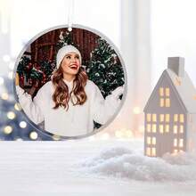 1pcCustom Acrylic Christmas Ornament - Personalized Photo Tree Decoration, Photo Custom Acrylic Decorative Pendants,Photo Decorations, Home Decoration Hangings, 3.15x3.15 - Perfect Gift For Family & Friends,Birthday Gifts, Christmas Gifts, Valentine's Day Gifts, Anniversary Gifts, Couple Gifts, Mother's Day Gifts, Father's Day Gifts, Pet Memorial Gifts, New Year Gifts, Suitable For Drivers, Boyfriends, Girlfriends.