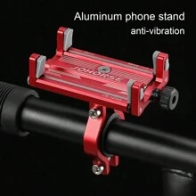 1 szt. 360° obrotowy uchwyt na telefon do roweru/motocykla/skutera, antypoślizgowy uchwyt na kierownicę do telefonu do nawigacji