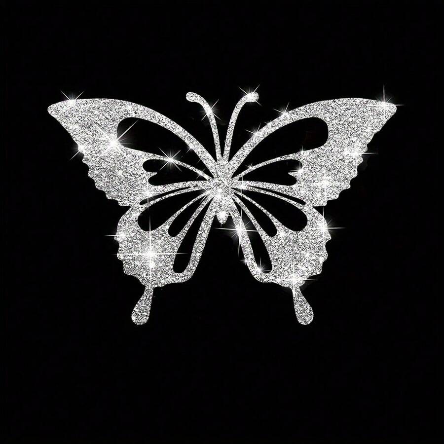 1 件卡通蝴蝶乙烯基汽车贴花，带闪光，自粘反光贴纸，适用于汽车车身、窗户、摩托车、笔记本电脑 - 时尚一次性闪光表面处理车辆装饰 已售出 57 件，由 RAOPINGKUNSHENG 提供（已售出 1.3K+ 件）4.5 - 均碼 - 查看 1