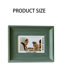 1pc 6 "Album ảnh cho trẻ em như khung sáng tạo phong cách Mỹ cổ điển viền rộng - 1 khung ảnh - Xem 3