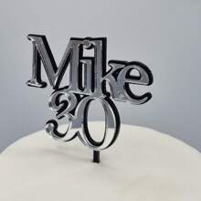 Customized Birthday Cake Decoration Hangings, Personalized Decor, Cake Decoration, Acrylic Custom Made, Suitable For Any Occasions, Birthday Celebration, Family & Friends Gathering, Personalized Design