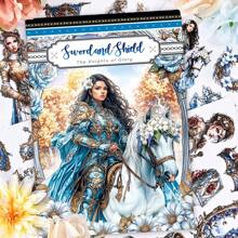 20 hojas Libro de pegatinas vintage de gran tamaño, conjunto de pegatinas de doble material a prueba de agua de washi y PET para manualidades, decoración de fiestas y vacaciones