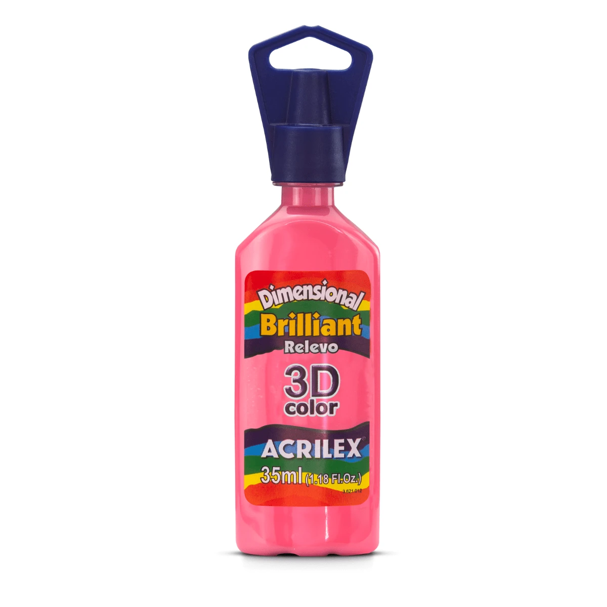 Dimensional Relief 3D Brilliant 35ml ACRILEX - Trà Hoa Hồng - Xem 1
