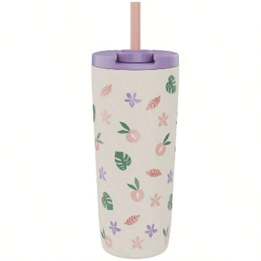 20 Fl Oz Stainless Steel Straw Tumbler SHEIN USA