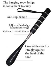 Suricat Adjustable Shoe Horn Tool, Essential For Elderly, Pregnant Women, Disabled Persons, And Those With Back Pain, Hip Joint Pain, Arthritis, Sciatica