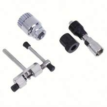 Bike Chain Key Kit Crankset Extractor Bottom Bracket Freewheel R-21 - 銀色 - 查看 10