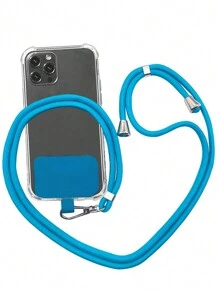 1 pieza Correa larga desmontable para teléfono, cordón colgante de teléfono cruzado, cadena de reemplazo anti-pérdida para bolsos - Blanco - Ver 16