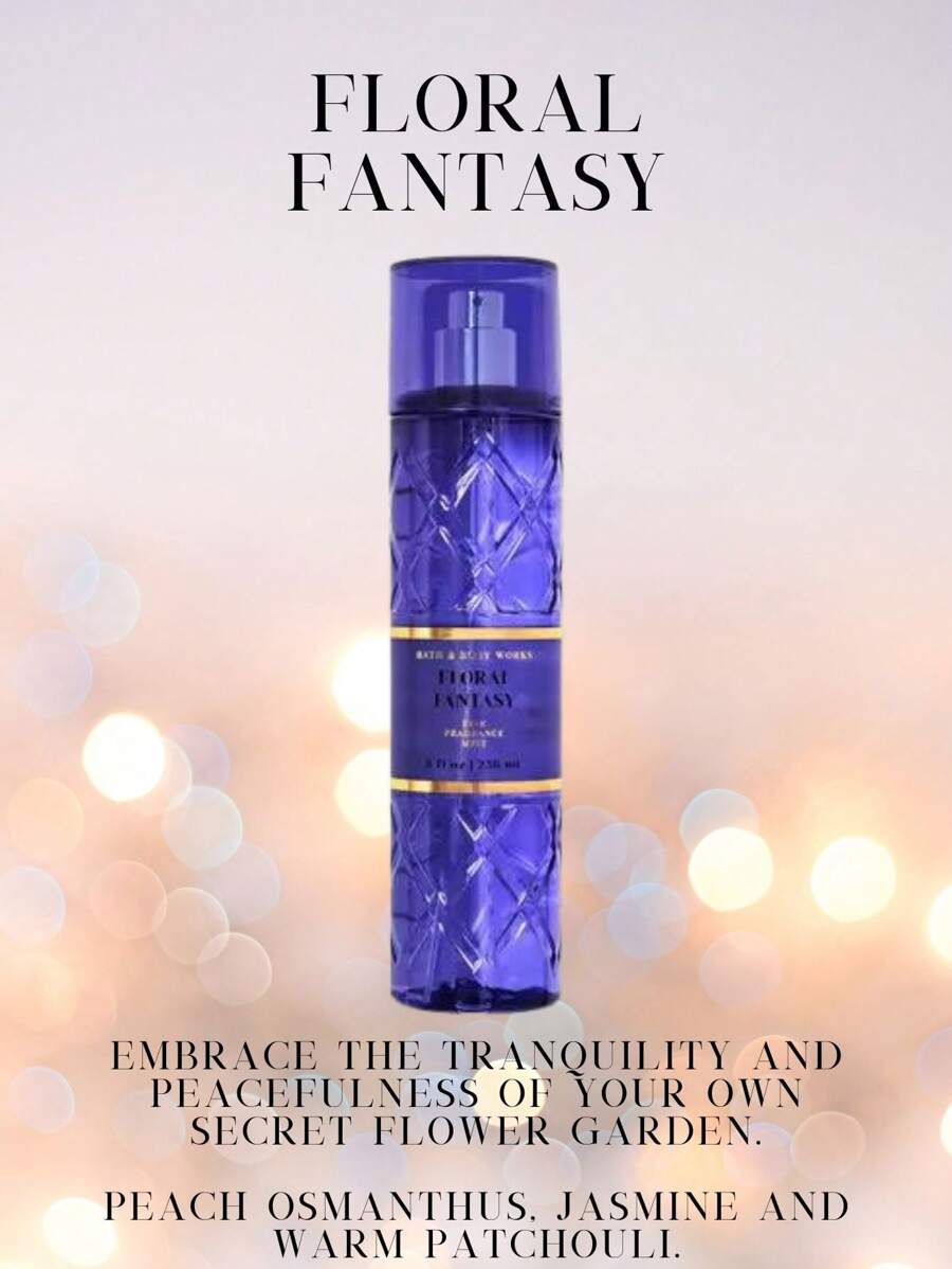 Bath And Body Works BBW Fine Fragrance Body Mist - Floral Fantasy - View 1