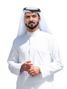 Adult Men's Classic Arabic Head Band, UAE Dubai Headgear, Scarf Turban Headwrap, Desert Headdress Accessories - Black - View 5