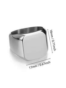 1pc Men's DIY Rings Can Be Customized With Photo Groups. Titanium Steel Material. Valentine's Day Gifts, Special Holiday Commemorative Gifts. Character Commemoration, Couple Ring. Valentines