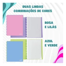 Smart Candy Catalog Folder With 30 A4 ACP Plastic Envelopes - Màu xanh lam - Xem 3