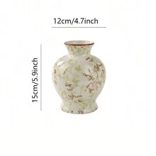 1PC & Multiple Packs, Blue & White Vase, Ceramic Vase, Blue Vase Home Decor, Vintage Ceramic Pottery Vase, Home Office Bedroom Bookshelf Porcelain Blue Vase Chinese Style Decoration Adult Gift Mum Unique Vase Festival Decoration Gifts Birthday Graduation Back To School Room Decor School Supplies Flower Vase Glass Vase