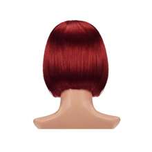 Perucă sintetică pentru studenți, culoare BOB0, perucă cu cap bob scurt, multicoloră, pentru costum de rol, perucă de petrecere zilnică, potrivită pentru femei și fete, consumabile de petrecere, îmbrăcată, perucă scurtă pentru studenți, en-gros din fabrică - Multicolor - Vizualizare 18