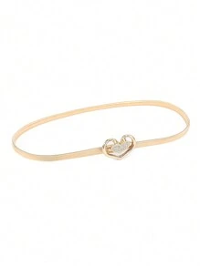 1pc Women's Elastic Waist Belt, Metal Spring Waist Chain, Versatile Dress Accessory - Metal Waist Seal - View 15