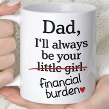 1 pieza Taza cerámica negra y blanca con gráfico de texto de 360ml, taza de café redonda, unisex, para viajes o campamentos, regalo personalizado para cumpleaños y vuelta al colegio