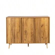 Sideboard Buffet Cabinet With 3 Drawers And 2 Doors 47.24"Buffet Cabinet With Adjustable Shelves For For Living Room Dining Room Hallway Kitchen