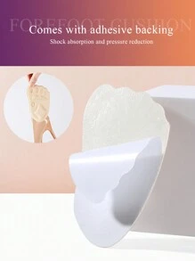 Suricat 1 对前掌垫插入跖骨垫适用于女士高跟鞋凉鞋防滑脚掌垫脚垫、鞋子和靴子配件 - 彩色 - 查看 4