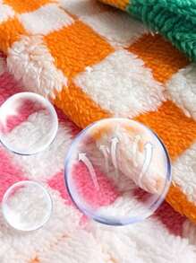 1 件宠物秋季背心，蓬松保暖宠物衣服，狗/猫夹克，适合贵宾犬、比熊犬、小型犬，带牵引带 - 綠色 - 查看 3