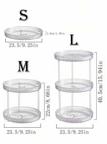 1 件 360° 旋转化妆品收纳盒、桌面收纳架、浴室化妆品收纳盒、化妆品收纳盒、开放式收纳盒、梳妆台化妆品收纳、浴室配件、旋转收纳托盘、用于存放化妆品、香水、口红、洗面奶、洗发水、海绵、眼影盘、沐浴露、厨房用品、化妆品收纳盒、家居装饰、卧室装饰、浴室装饰、厨房配件